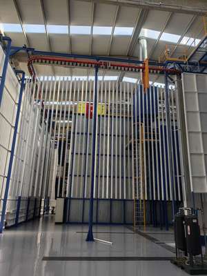 Vertical Powder Coating Line for Aluminium Profiles - Automatic