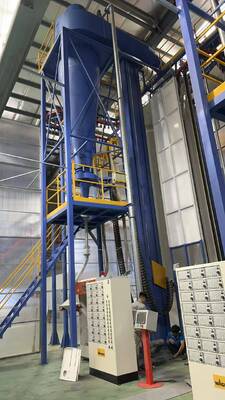 High-performance Spraying Full-Automatic  Customized for Customers  Vertical Powder Coating Line for Aluminum Profiles