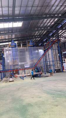 Full Automatic High-capacity Gas Heating Vertical Powder Coating Line for Aluminum Profiles