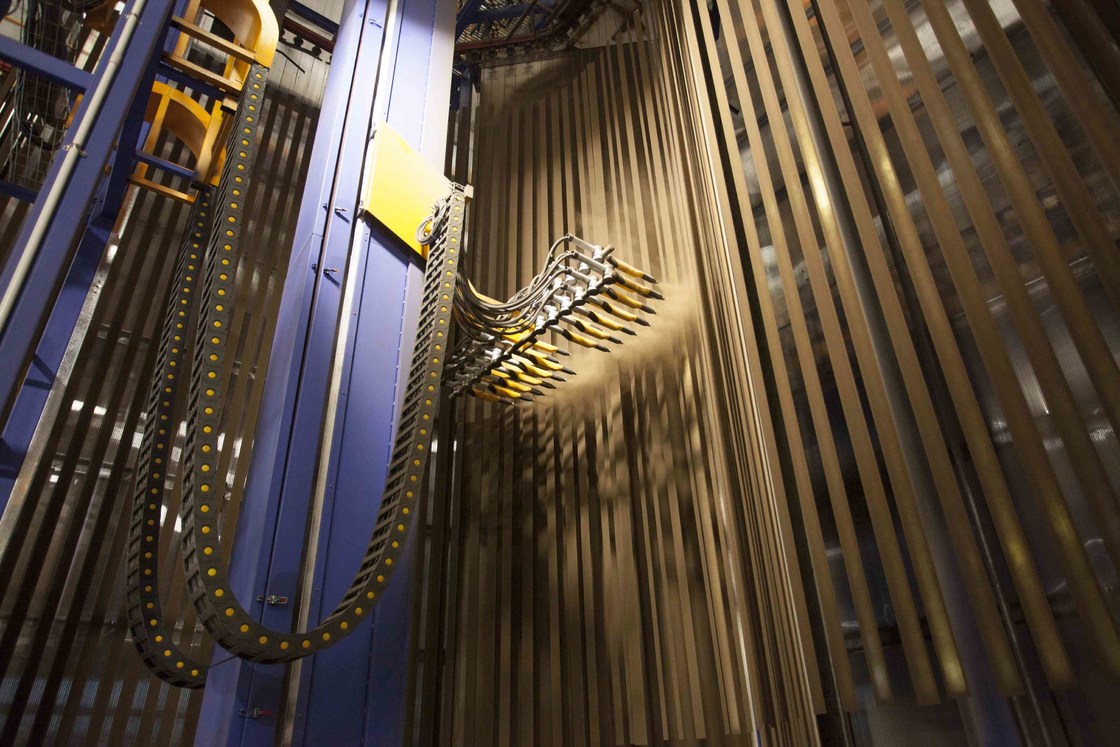 SUS Constructure  Aluminium Profiles Vertical Powder Coating Production Line